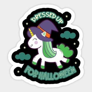 Halloween unicorn - Funny unicorn shirt Sticker